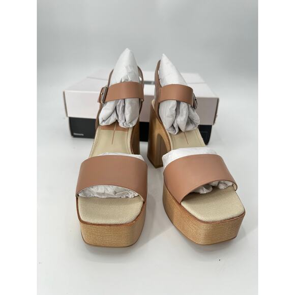 DOLCE VITA New in Box Wallis Platform Heel Sandal in Cafe // 9.5 - Picture 5 of 14